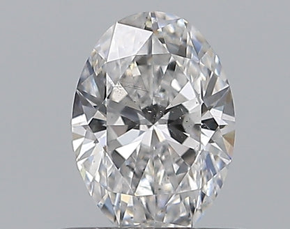 0.50CT OVAL SI1 D WH
