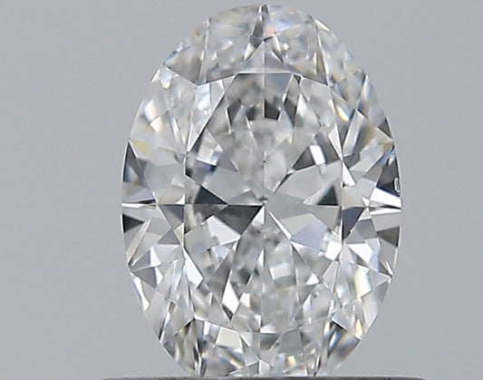 0.50CT OVAL SI1 D WH