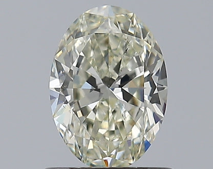 0.72CT OVAL SI2 L WH