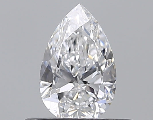 0.38CT PEAR VVS2 D WH