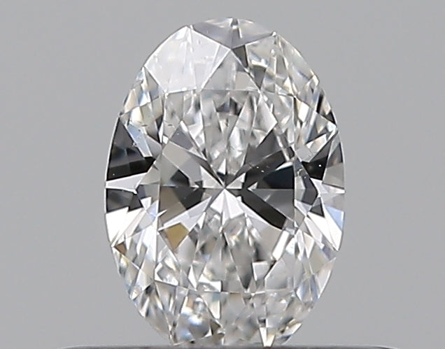 0.30CT OVAL SI1 D WH