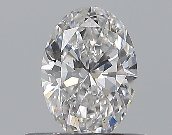 0.41CT OVAL SI1 D WH