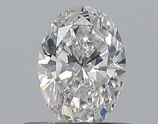 0.41CT OVAL SI1 D WH