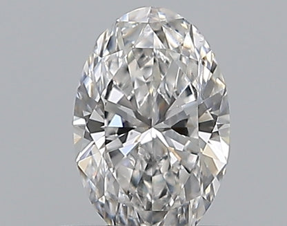 0.42CT OVAL SI1 D WH