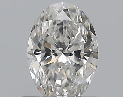 0.50CT OVAL SI2 F WH