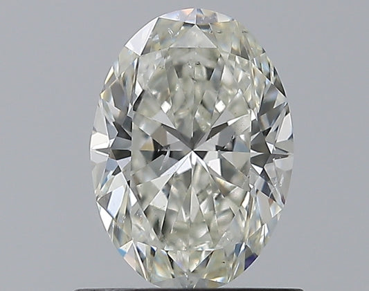 0.81CT OVAL SI2 J WH