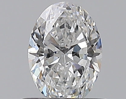 0.51CT OVAL SI2 D WH