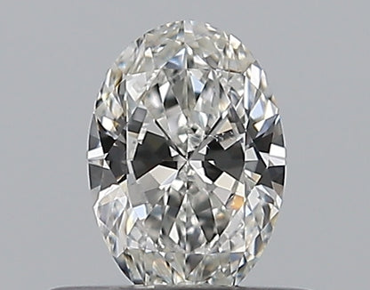 0.35CT OVAL SI1 F WH