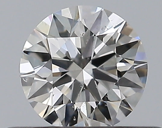 0.38CT ROUND SI1 F WH