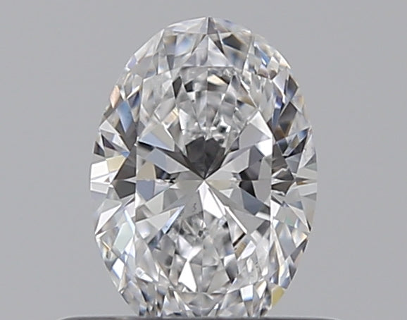 0.41CT OVAL SI1 D WH