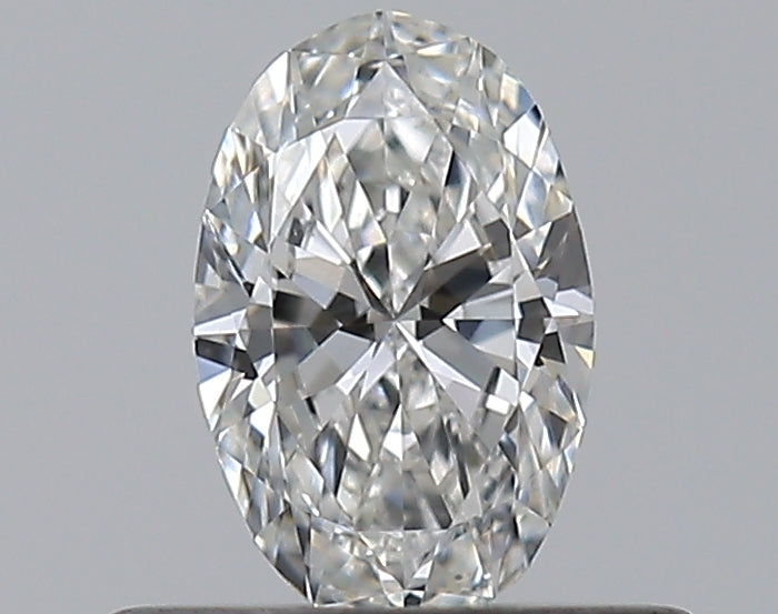 0.33CT OVAL SI1 F WH