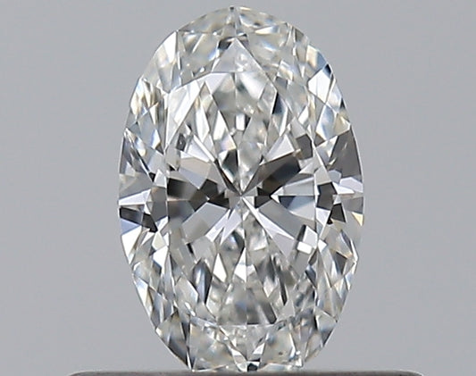 0.33CT OVAL SI1 F WH