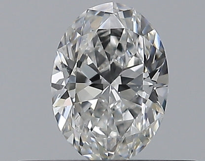 0.31CT OVAL SI1 E WH