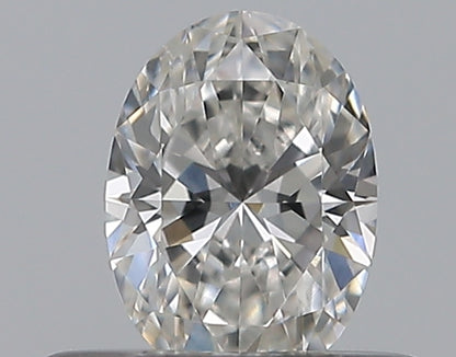 0.32CT OVAL SI1 F WH