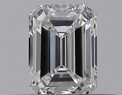 0.30CT EMERALD VS2 F WH