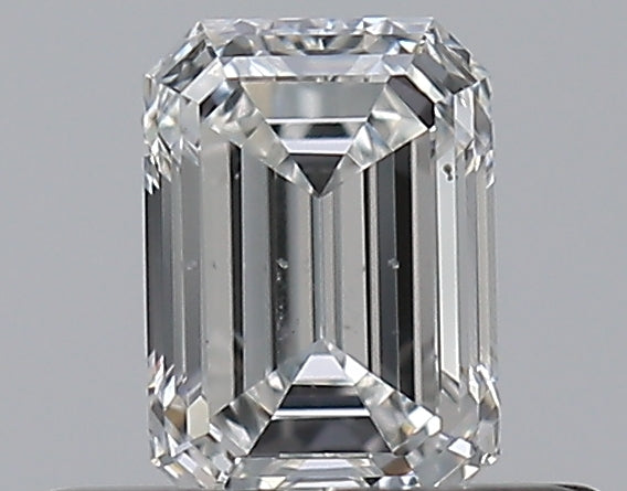 0.35CT EMERALD SI1 F WH