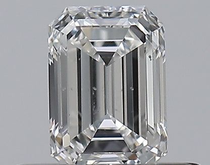0.35CT EMERALD SI1 F WH