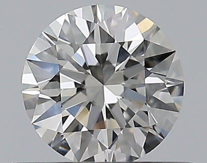 0.38CT ROUND SI1 F WH