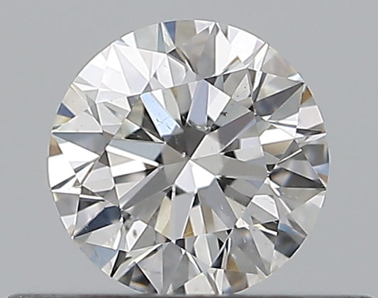 0.35CT ROUND SI1 F WH