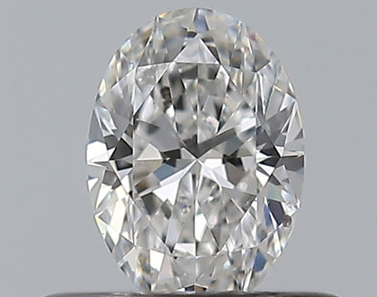 0.36CT OVAL SI1 E WH