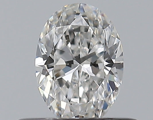 0.36CT OVAL SI1 E WH