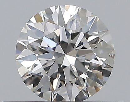 0.37CT ROUND SI2 F WH