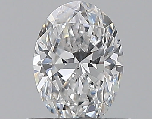 0.52CT OVAL SI1 D WH