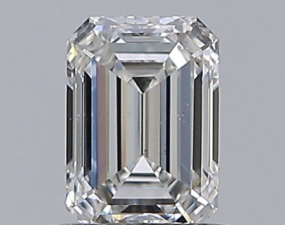 0.76CT EMERALD SI1 F WH