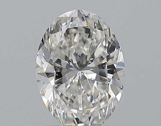 0.90CT OVAL SI1 G WH