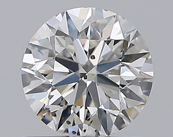 0.90CT ROUND SI1 G WH