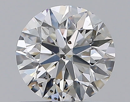 0.90CT ROUND SI1 G WH