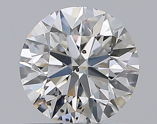 0.90CT ROUND SI1 G WH