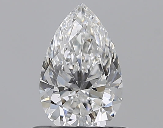 0.60CT PEAR VVS1 F WH