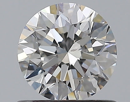 0.65CT ROUND SI1 G WH