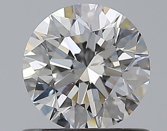 0.65CT ROUND SI1 G WH