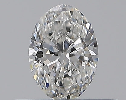 0.31CT OVAL SI1 F WH