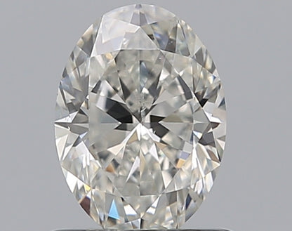 0.80CT OVAL SI1 G WH