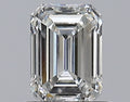 0.70CT EMERALD SI1 H WH