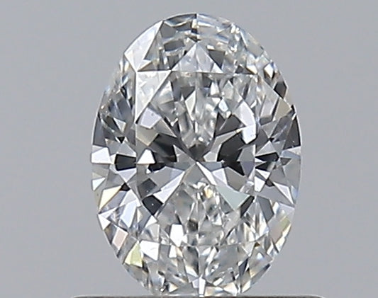 0.50CT OVAL SI1 E WH