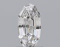 0.52CT Oval Step Cut VS1 D WH