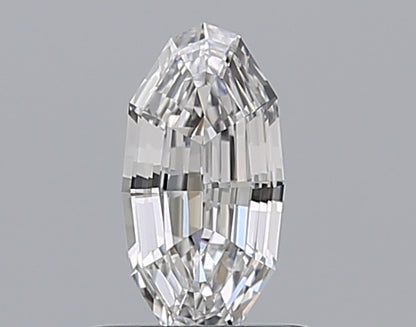 0.52CT Oval Step Cut VS1 D WH
