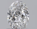 0.50CT OVAL SI1 D WH