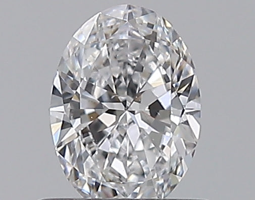 0.50CT OVAL SI1 D WH