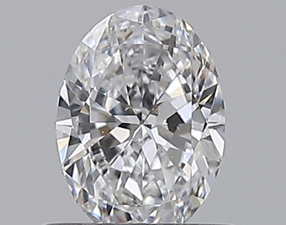 0.50CT OVAL SI1 D WH