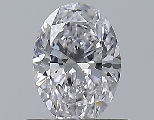 0.50CT OVAL SI2 D WH