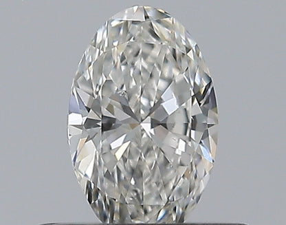 0.41CT OVAL SI1 G WH