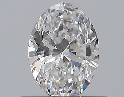 0.40CT OVAL SI1 D WH