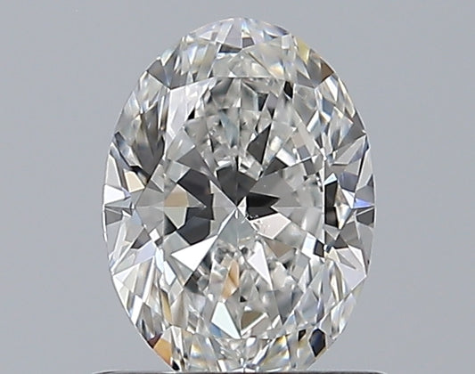 0.81CT OVAL SI1 F WH