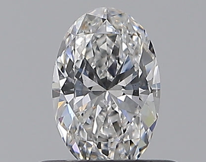0.43CT OVAL SI2 D WH