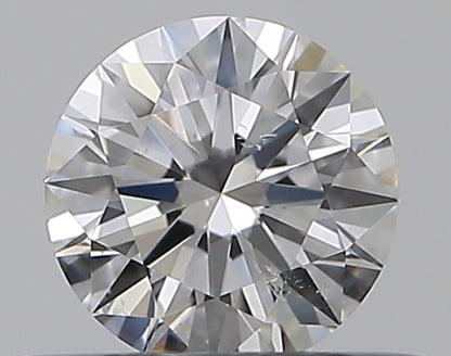 0.35CT ROUND SI2 F WH